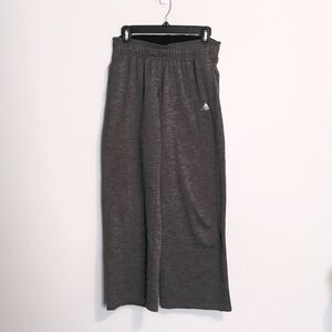 adidas baggy grey sweatpants fleece lined